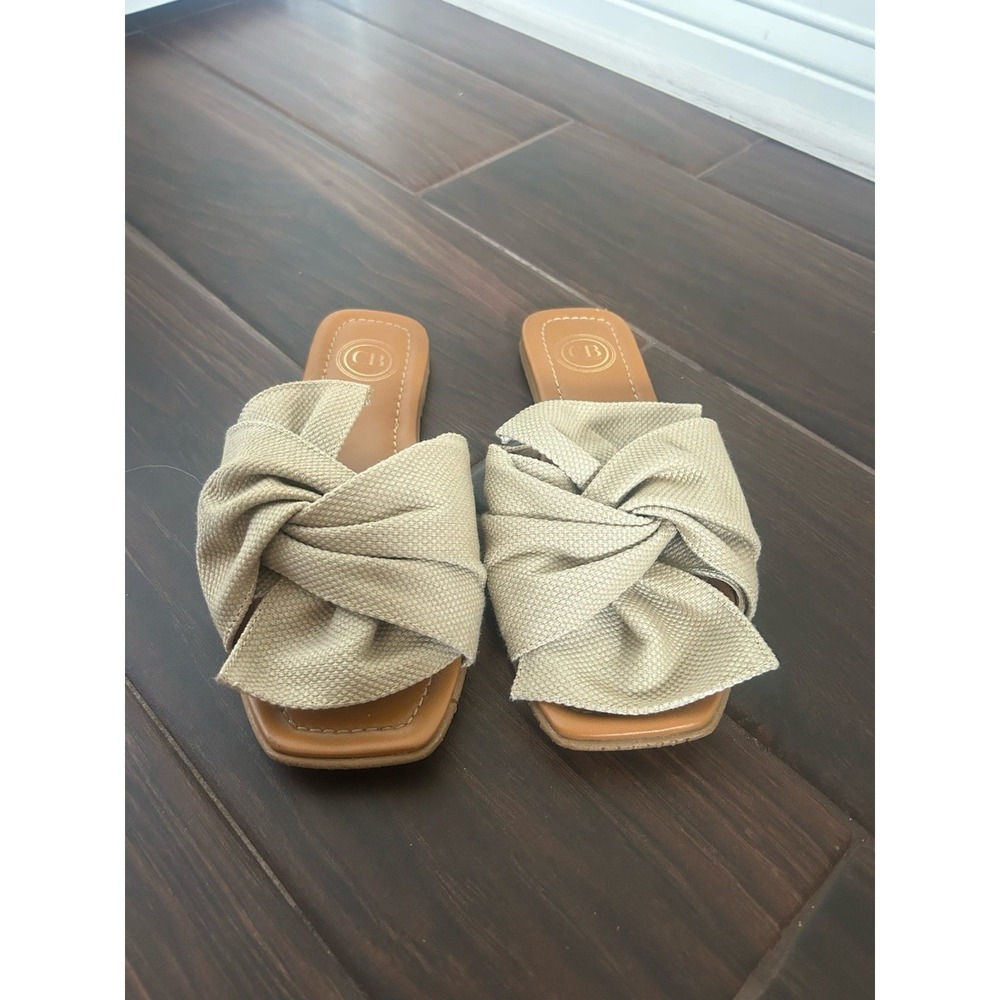 Camilla Benedetti Italia Nappa Tobacco Leather Wedge Women's Shoe Size 37